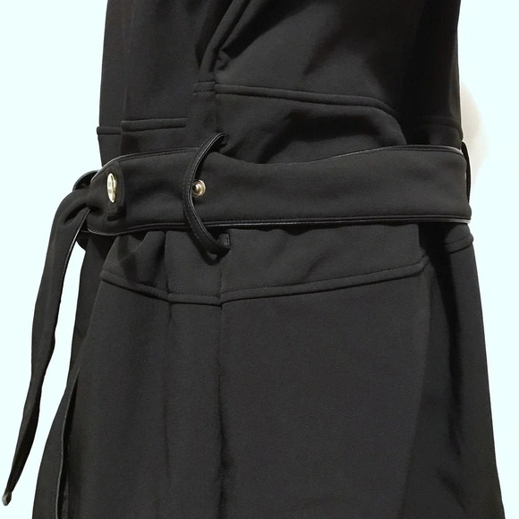 Steve Madden NWOT Black Softshell Trench Coat Women 1X - Picture 9 of 16